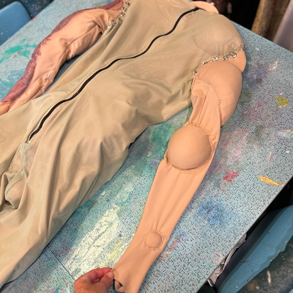 Halloween Anatomy Scary Body Suit - Picture 9 of 11